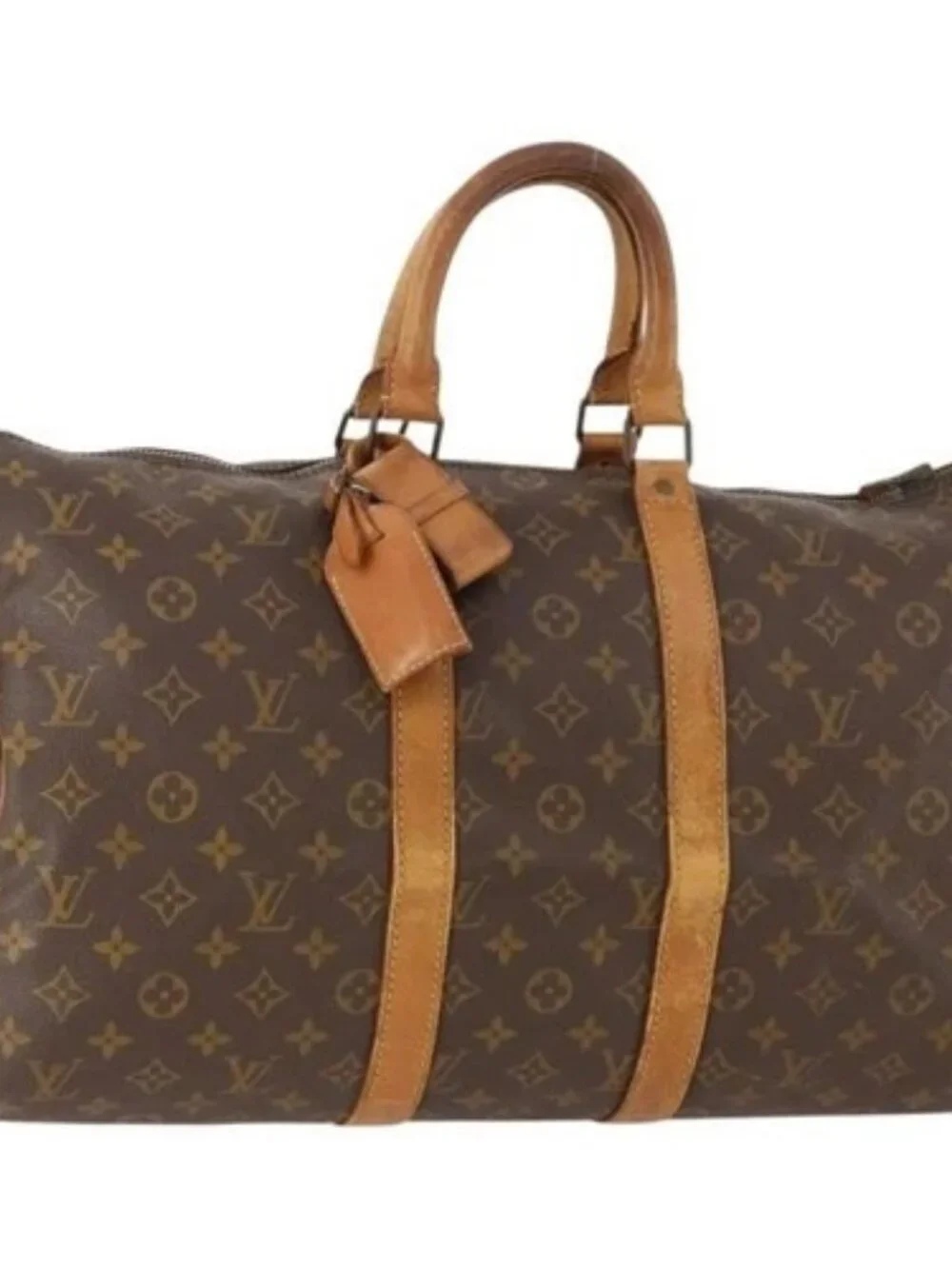 LOUIS VUITTON Monogram Keepall 45 Boston Bag M41428 LV Auth am11297